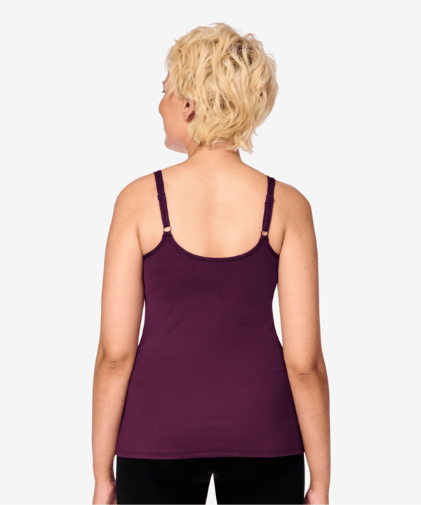 Amoena Valletta Pocketed Top Dark Berry