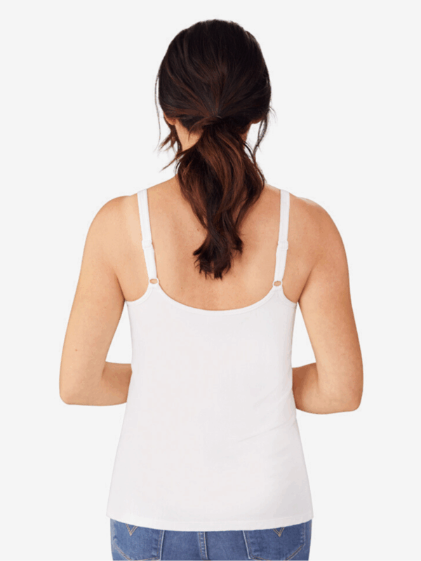Amoena Valletta Pocketed Top White Back