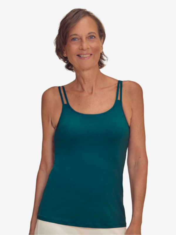 Amoena Valletta Pocketed Top Deep Emerald